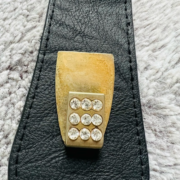 BLACK Elastic & Rhinestone Beautiful Fashionable Belt - Picture 15 of 16